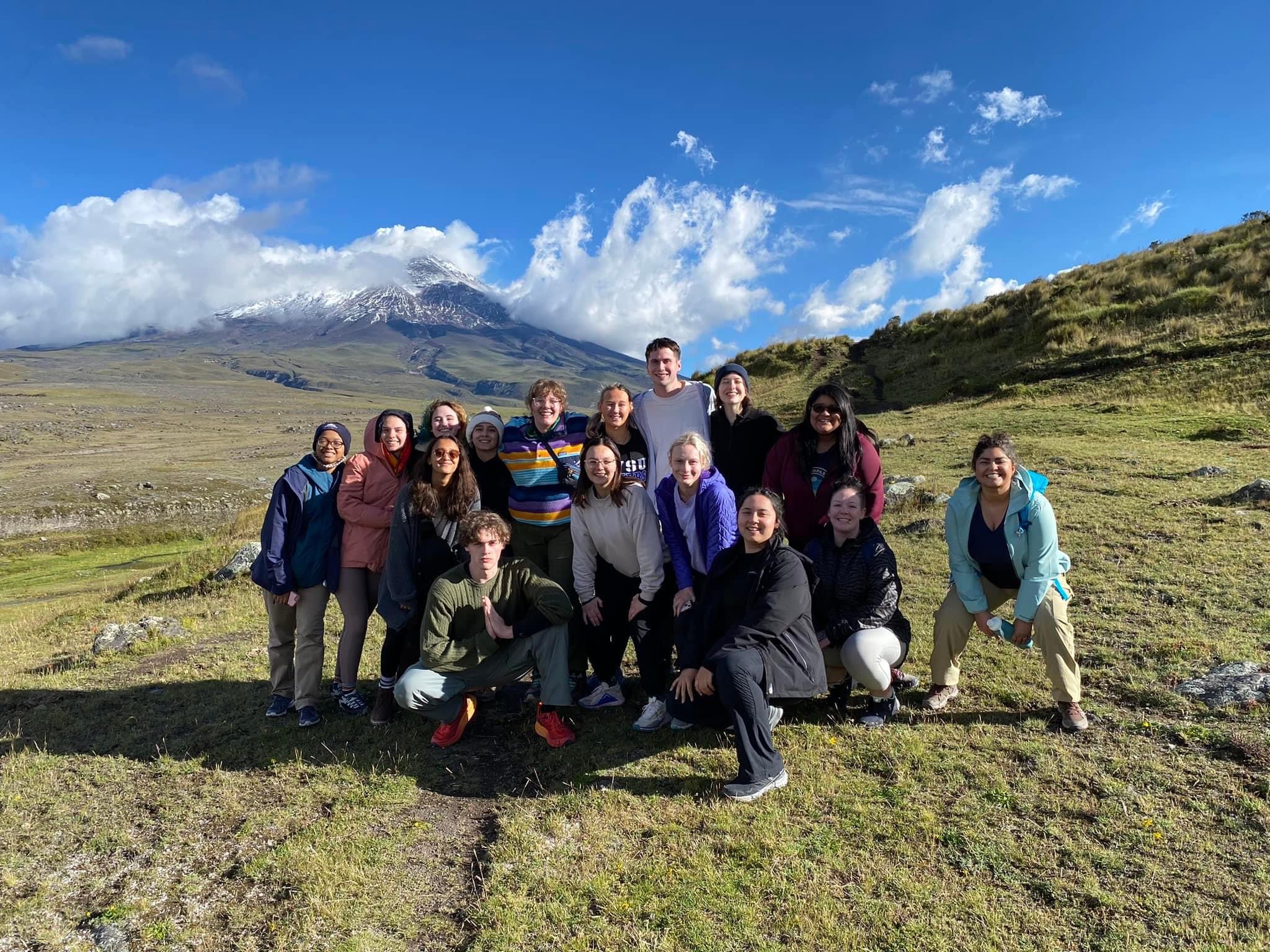 Students enjoying the opportunity to travel and learn through Normandale's academic travel abroad program.